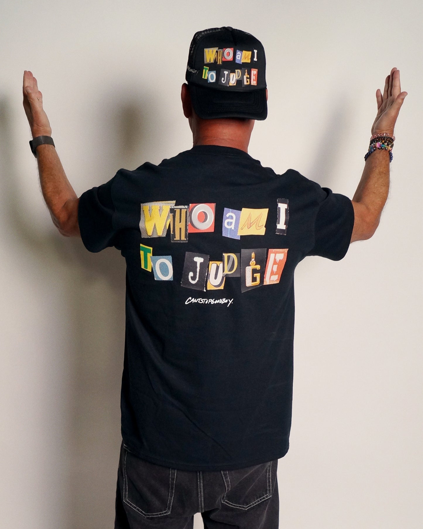 Howie Mandel "Who Am I To Judge" Black T-Shirt