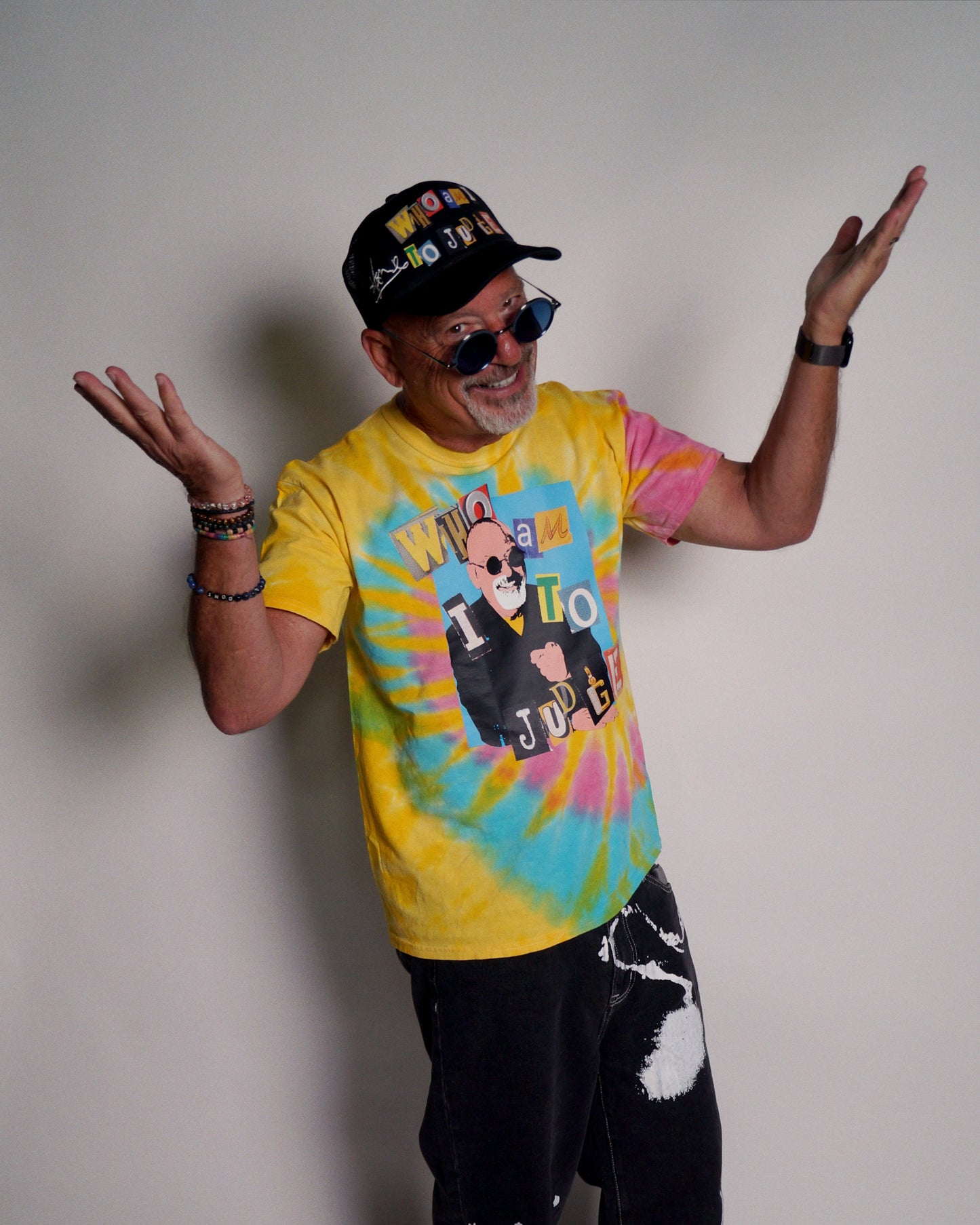 Howie Mandel "Who Am I To Judge" Tye-Dye T-Shirt