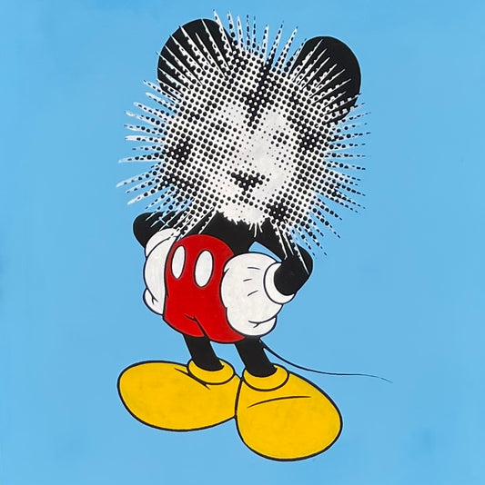 Crooked Mouse (Blue) Original Painting
