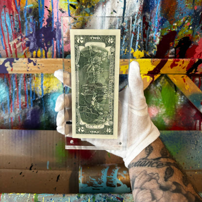 🔴 FU Money “If the World is 2 BIG…” Original 2 Dollar Bill