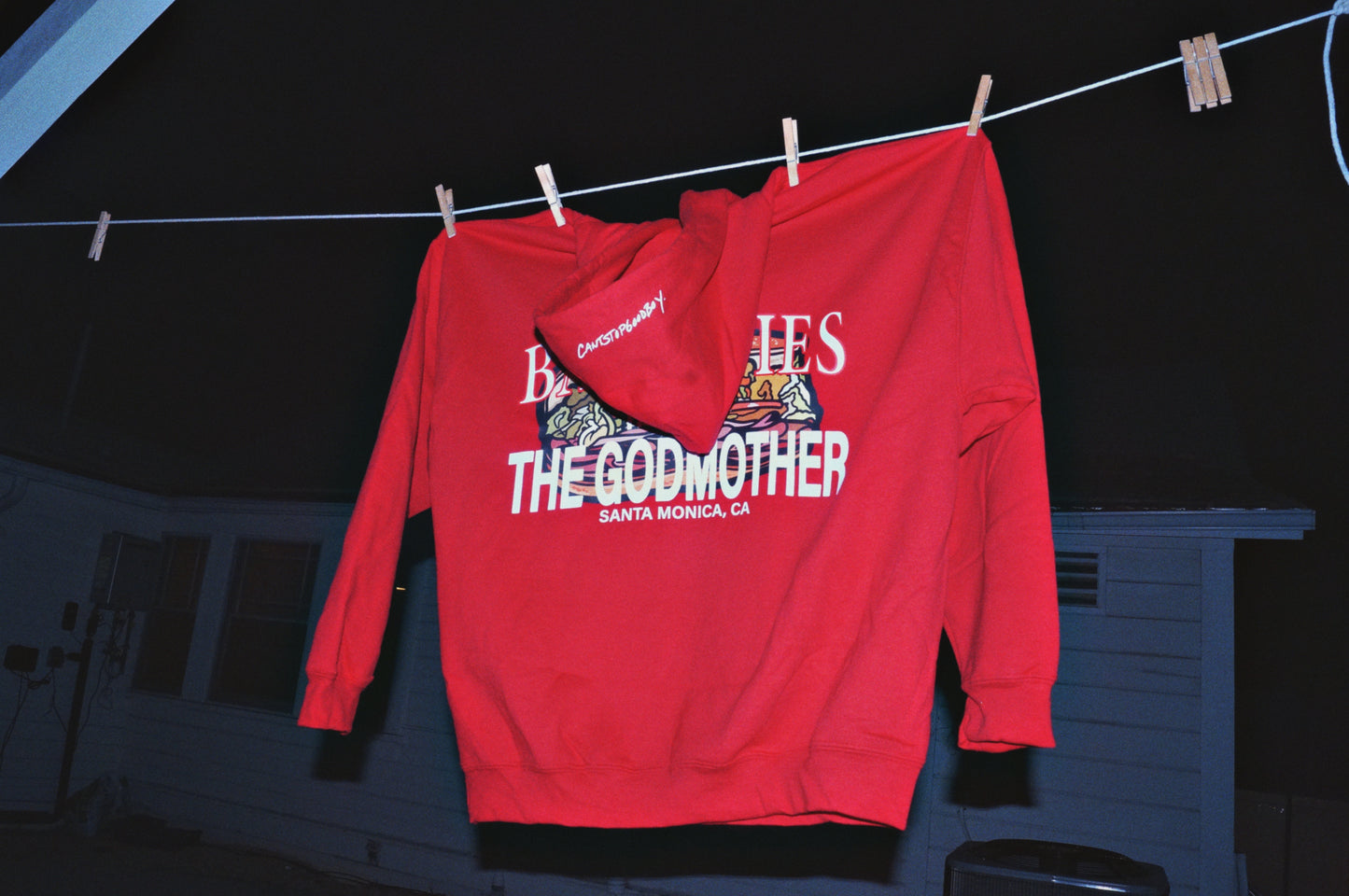 The Godmother "100-year" Hoodie (Italian Red)