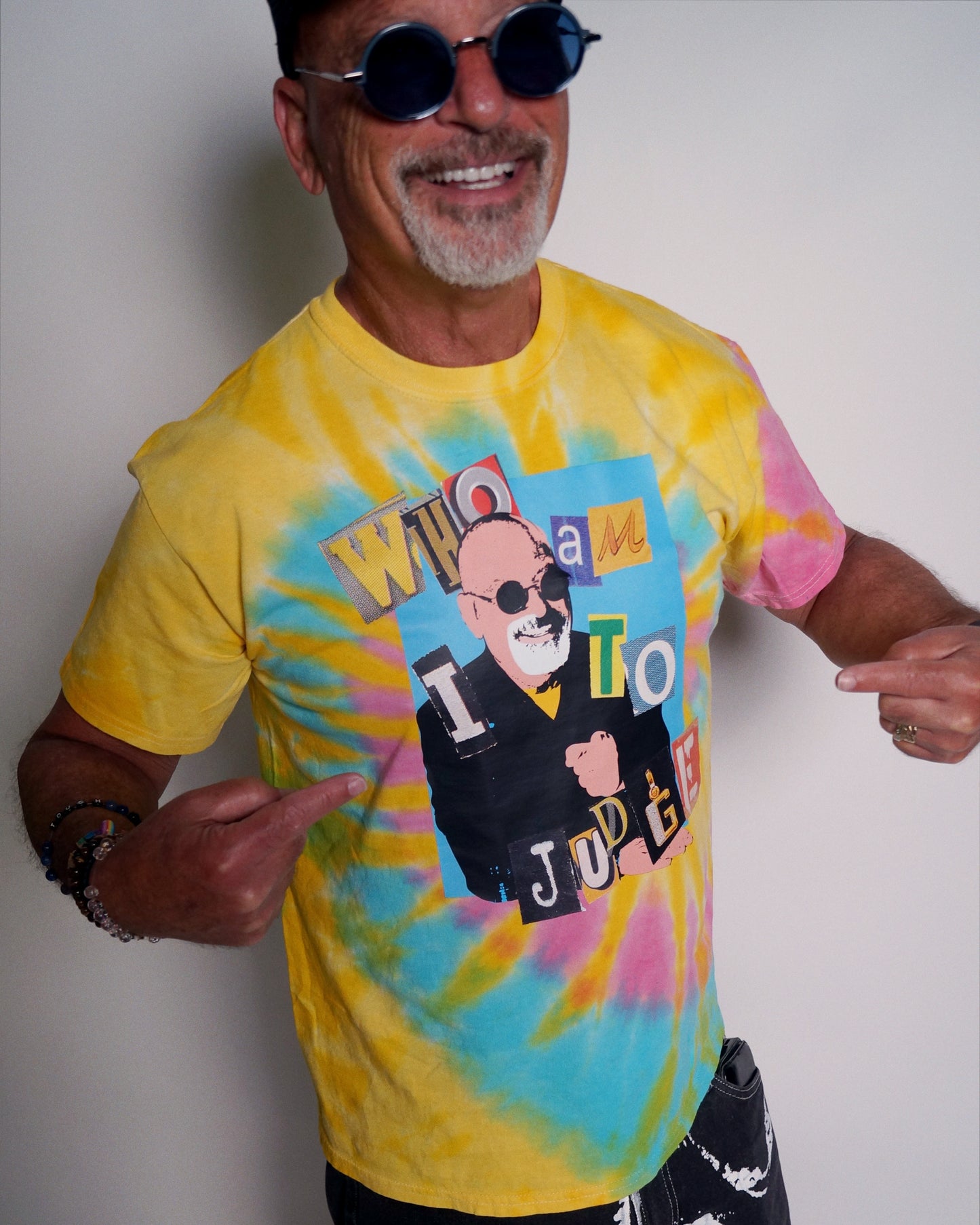 Howie Mandel "Who Am I To Judge" Tye-Dye T-Shirt