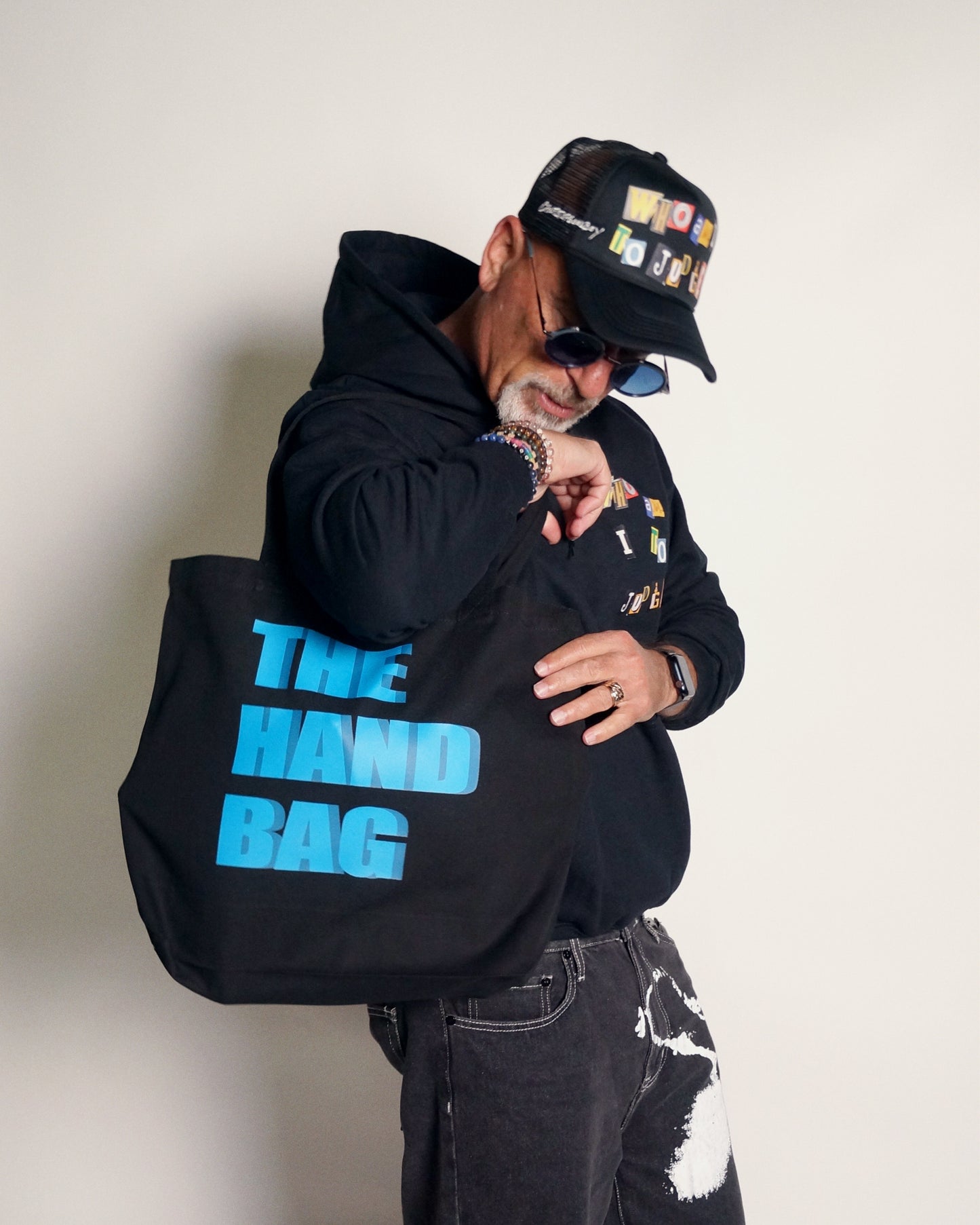 Howie Mandel "The Hand Bag" Black Tote
