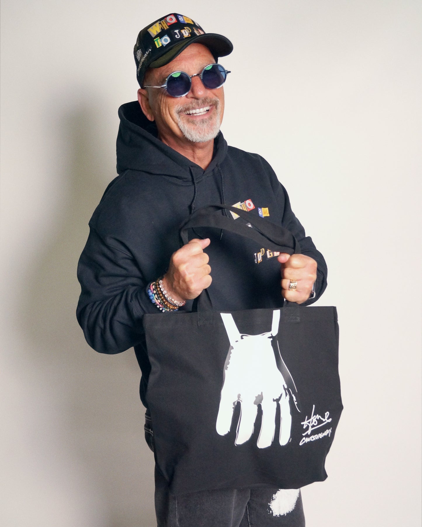 Howie Mandel "The Hand Bag" Black Tote