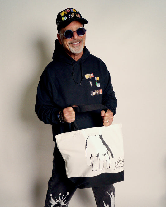 Howie Mandel "The Hand Bag" Off-White Tote