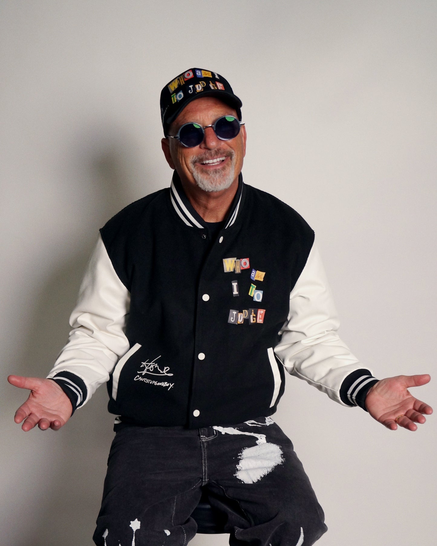 Howie Mandel "Who Am I To Judge" Varsity Jacket