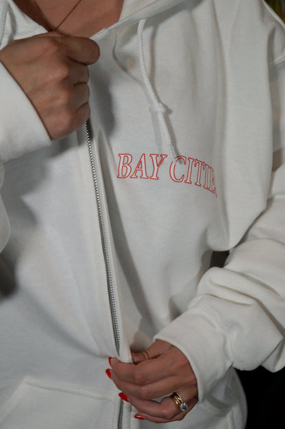 The Godmother "100-year" Zip-up (Crisp White)