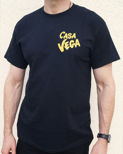 Casa Vega "The Legacy" Black Tee [Gold Font]