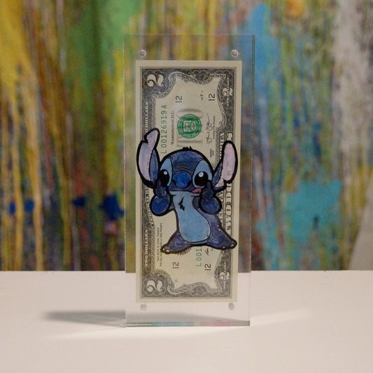 FU Money “Blue punch buggy!” Original 2 Dollar Bill