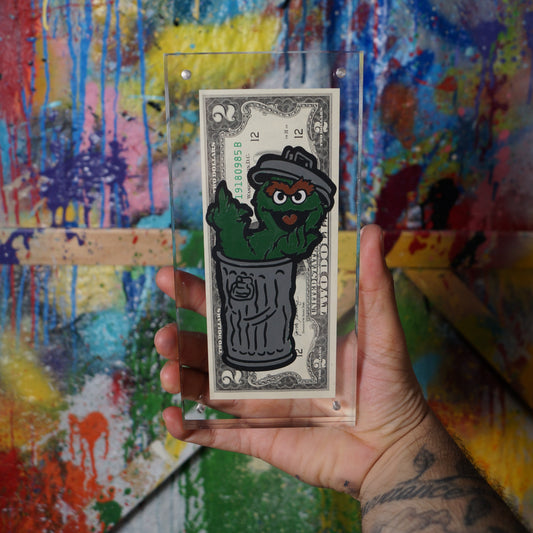 🔴 FU Money “F*@kin SCRAM” Original 2 Dollar Bill